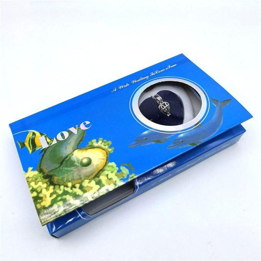 Freshwater Shell Canned Oyster Pearl Necklace Set