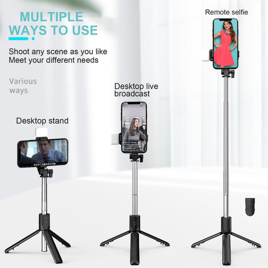70cm Wireless Selfie Stick with Tripod Stand 3-in-1 – R1 Series&nbsp;