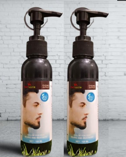 Hair Color Shampoo for Men's 120ml (Pack of 2)